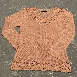 BCBG Maxazria crochet top size x-small (size has been cut out)